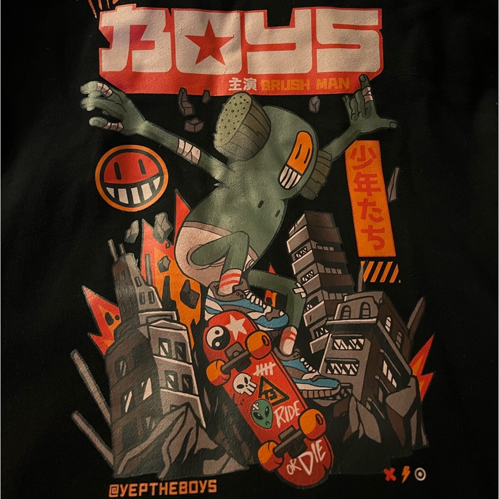 The Boys YouTube merch sweatshirt